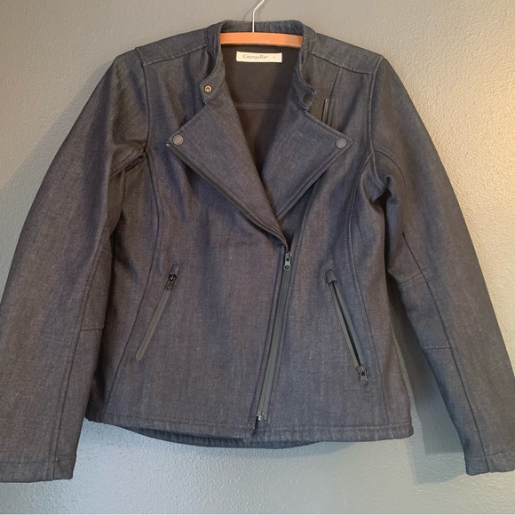 Caterpillar Women's Dark Gray Jean Jacket - Picture 1 of 6